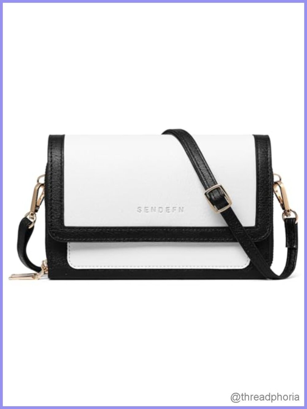SENDEFN Small Crossbody Bag for Women PU Leather Shoulder Purse